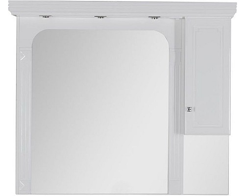 Зеркало-шкаф Aquanet Фредерика 140 белый