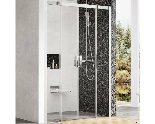 Душевая дверь Ravak Matrix MSD4-200 0WKK0U00Z1 профиль Сатин стекло Transparent