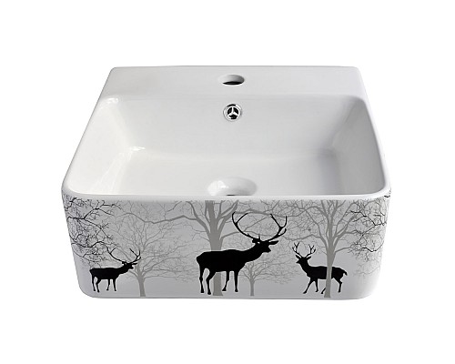 Накладная раковина Bronze de luxe 1060BD Black Deer