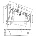 Асимметричная ванна Riho Doppio 180x130 L BA9100500000000