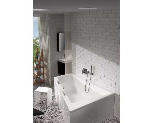 Асимметричная ванна Riho Doppio 180x130 L BA9100500000000