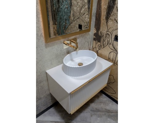 Раковина Canale рифл матовая белая