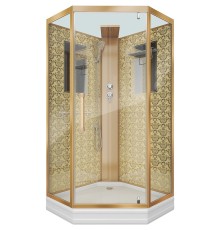 Душевая кабина Niagara Lux NG-7717GBK 100x100 без гидромассажа
