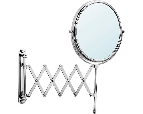 Косметическое зеркало Haiba HB6408 с увеличением Хром