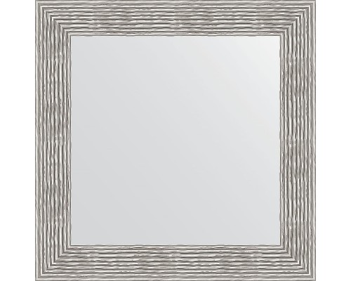 Зеркало Evoform Definite 70х70 BY 3153 в багетной раме - Волна хром 90 мм