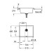 Кухонная мойка Grohe K700 61 Серый гранит