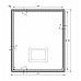 Зеркало Dreja Tiny 60 99.9024 с подсветкой Белое