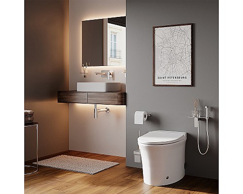 Унитаз Iddis Pulse PULIDSEi26 приставной с сиденьем Микролифт