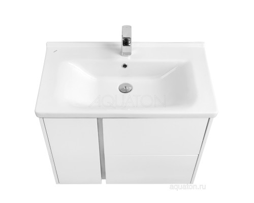 Тумба под раковину Стоун 80 белый Aquaton