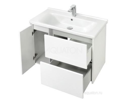 Тумба под раковину Стоун 80 белый Aquaton