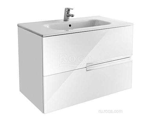 Тумба под раковину Roca Victoria Nord Ice Edition 80 ZRU9302731 2 ящика