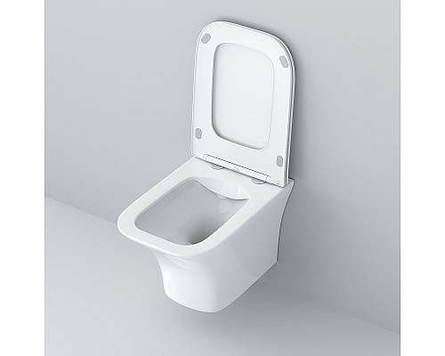 Унитаз Grossman Galaxy GR-4476S подвесной Белый глянец с сиденьем Микролифт