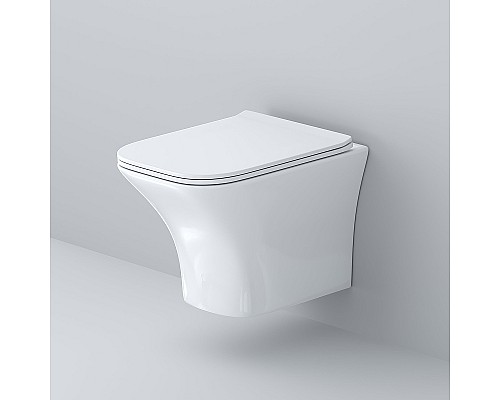 Унитаз Grossman Galaxy GR-4476S подвесной Белый глянец с сиденьем Микролифт