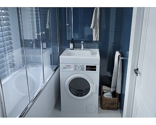 Раковина Kirovit Престиж 60 на стиральную машину Белая