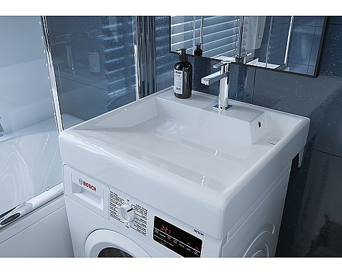 Раковина Kirovit Престиж 60 на стиральную машину Белая