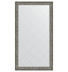 Зеркало Evoform Exclusive-G Floor 203х114 с гравировкой в багетной раме - Византия серебро 99 мм