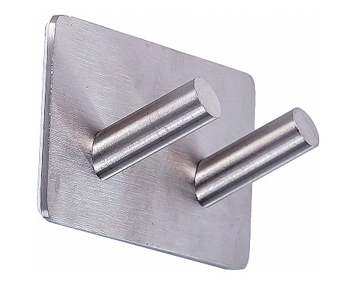 Крючок Ridder 131040100 двойной Нержавеющая сталь матовая