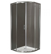 Душевой уголок BelBagno UNO-195-R-2-80-C-Cr 80х80 профиль Хром стекло прозрачное