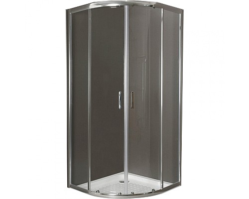 Душевой уголок BelBagno UNO-195-R-2-80-C-Cr 80х80 профиль Хром стекло прозрачное