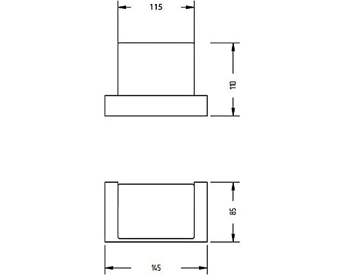 Стакан для зубных щеток Migliore Kvant 30232 Золото