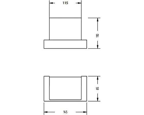 Стакан для зубных щеток Migliore Kvant 30232 Золото
