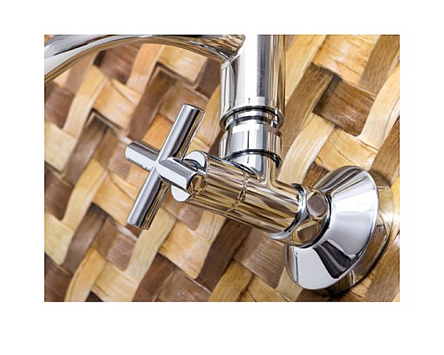 ВЕНТИЛЬ ЗАПОРНЫЙ УГЛОВОЙ КРЕСТ 3/4" x 1/2" г/ш ZZ-4704 (4704SCH0504)