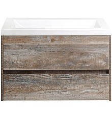 Тумба под раковину Art&Max Family-900-2C-SO-PE подвесная Бетон Экзотик