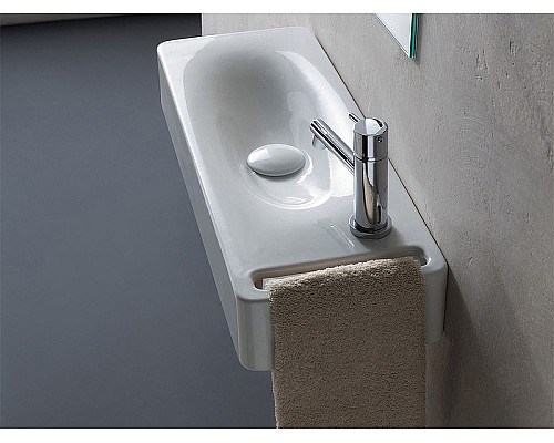 Раковина Scarabeo Soft-Hung-Cube 40 1513 Белая Раковина Scarabeo Soft-Hung-Cube 40 1513 Белая