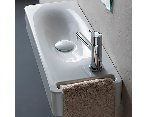 Раковина Scarabeo Soft-Hung-Cube 40 1513 Белая Раковина Scarabeo Soft-Hung-Cube 40 1513 Белая