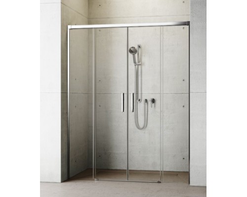 Душевая дверь в нишу Radaway Idea DWD 140x200 профиль Хром стекло прозрачное