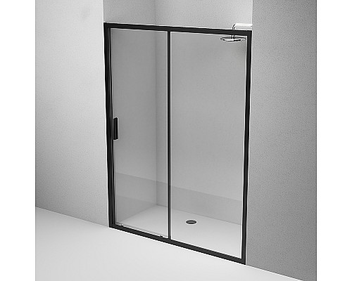 Душевая дверь AM.PM Gem 150 W90G-150-1-195BT профиль Черный матовый стекло прозрачное