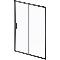 Душевая дверь AM.PM Gem 150 W90G-150-1-195BT профиль Черный матовый стекло прозрачное