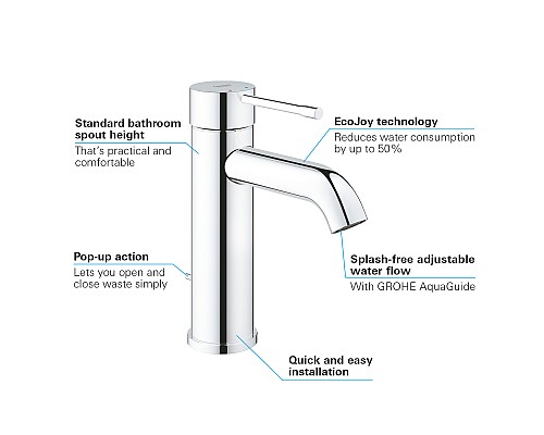 Смеситель Grohe для раковины 23589001