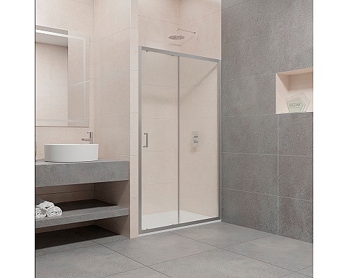 Душевая дверь RGW Passage PA-016 100 350801610-11 профиль Хром стекло прозрачное