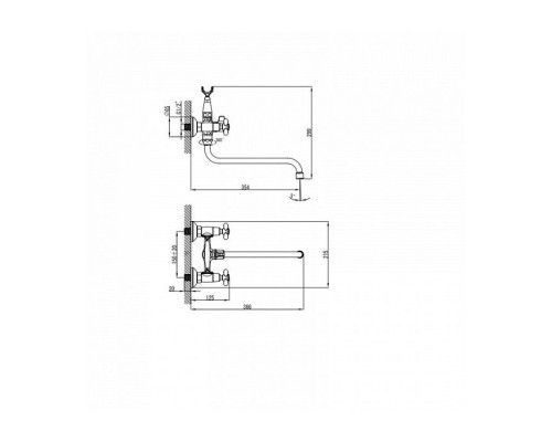 Смеситель для кухонной мойки IDDIS Jeals 59000T4C+W04