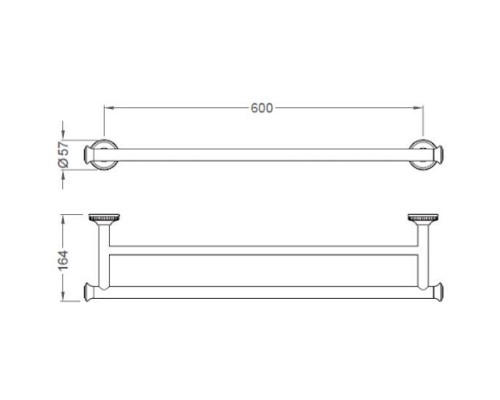 Держатель для полотенец Schein Superior 7066040 Хром