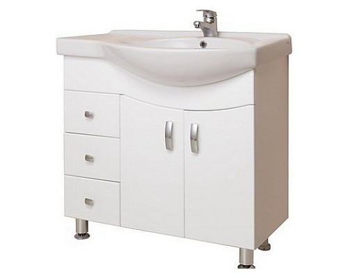 Полукруглая раковина Santek Коралл 83 1WH110225 с левым крылом