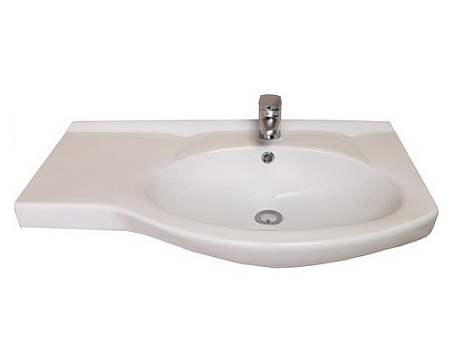 Полукруглая раковина Santek Коралл 83 1WH110225 с левым крылом