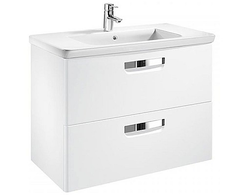 Тумба под раковину Roca The Gap 60 ZRU9302879 подвесная Белая глянцевая