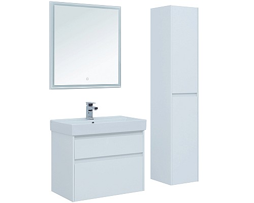 Тумба под раковину Aquanet Nova Lite 75 242272 подвесная Белая