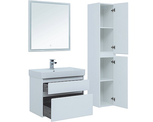 Тумба под раковину Aquanet Nova Lite 75 242272 подвесная Белая