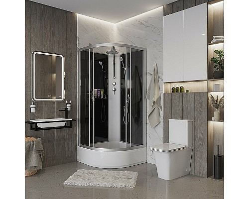 Душевая кабина Niagara Classic 100x100 NG-3502-14BKT без гидромассажа