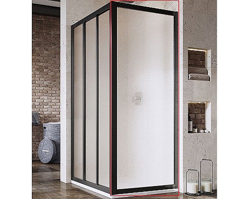 Душевая стенка Ravak Supernova APSS-90 940703R2ZG профиль Черный стекло Grape