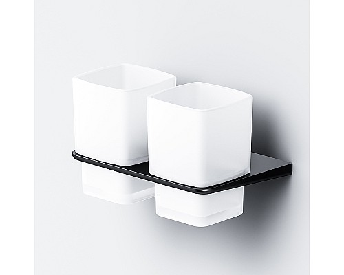 Стакан для зубных щеток AM.PM Inspire V2.0 A50A343422 двойной Черный матовый