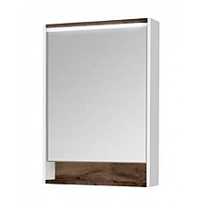 Зеркальный шкаф Капри 60 таксония темная Aquaton 1A230302KPDB0