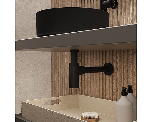 Сифон для раковины Iddis Optima Home OPTBL00i84 Черный матовый Сифон для раковины Iddis Optima Home OPTBL00i84 Черный матовый