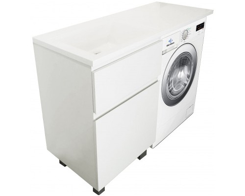 Тумба с раковиной Эстет Dallas Luxe 100 L ФР-00002315 Белая