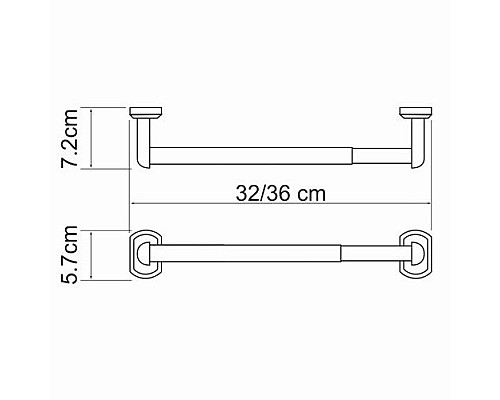 Держатель бумажных полотенец WasserKRAFT K-3091