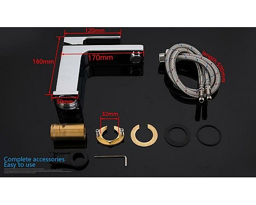 Смеситель для раковины Gappo G18 G1018 Хром Смеситель для раковины Gappo G18 G1018 Хром