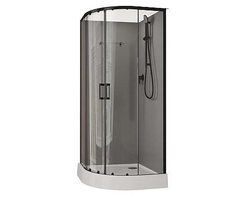 Душевая кабина Aquanet Passion EVO R black 90x90 набор 2 Душевая кабина Aquanet Passion EVO R black 90x90 набор 2